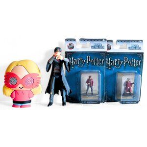 HARRY POTTER Figurine Toys Ron Weasley & Harry & Luna Lovegood Powerbank NEW